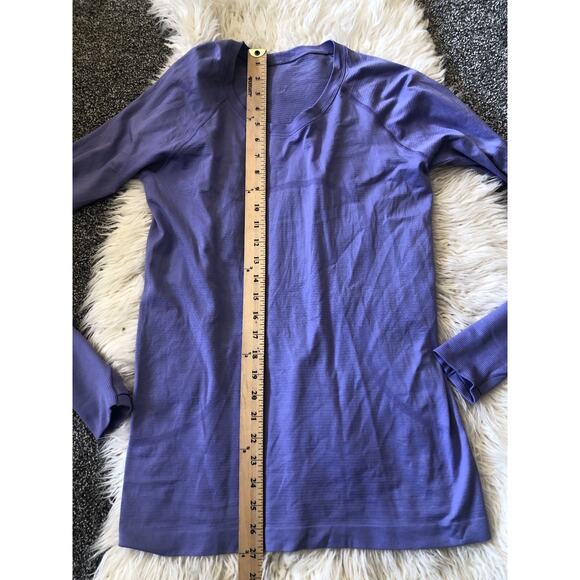 Lululemon Shirt Womens Size L? Long Sleeve Scuba Swiftly Tech Performance LL - Picture 2 of 6